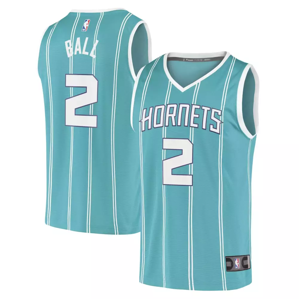 Custom Lamelo ball charlotte hornets 202021 icon edition teal jersey gift for charlotte hornets fans