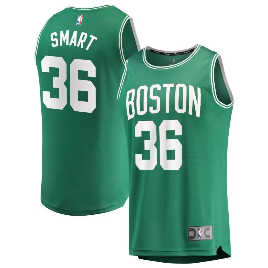 Customizable Marcus smart boston celtics fanatics ed youth fast break player jersey icon edition kelly green