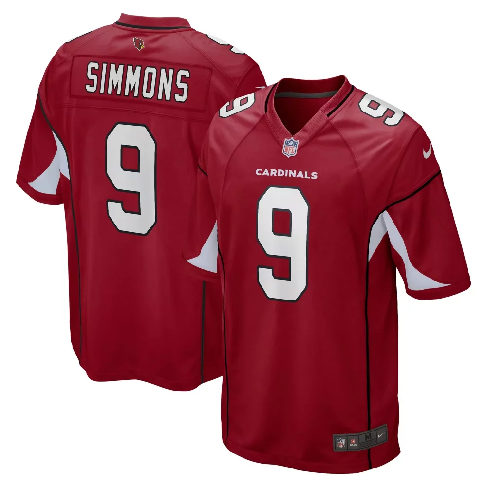 Custom Mens arizona cardinals isaiah simmons cardinal game player jersey gift for arizona cardinals fans