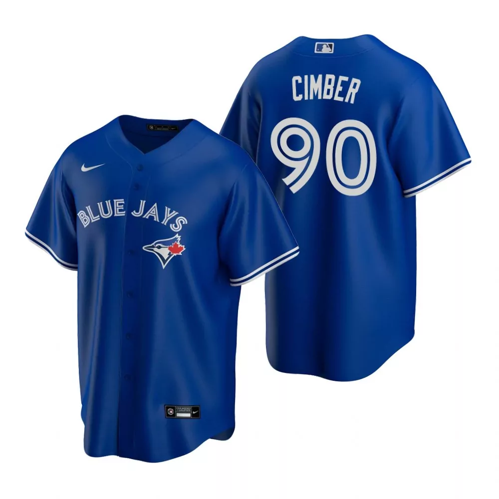 Customizable Mens blue jays 90 adam cimber royal alternate jersey gift for blue jays fans