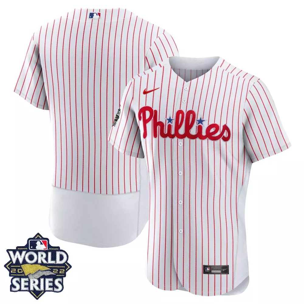 Customizable Mens philadelphia phillies 2022 world series home player jersey all stitched