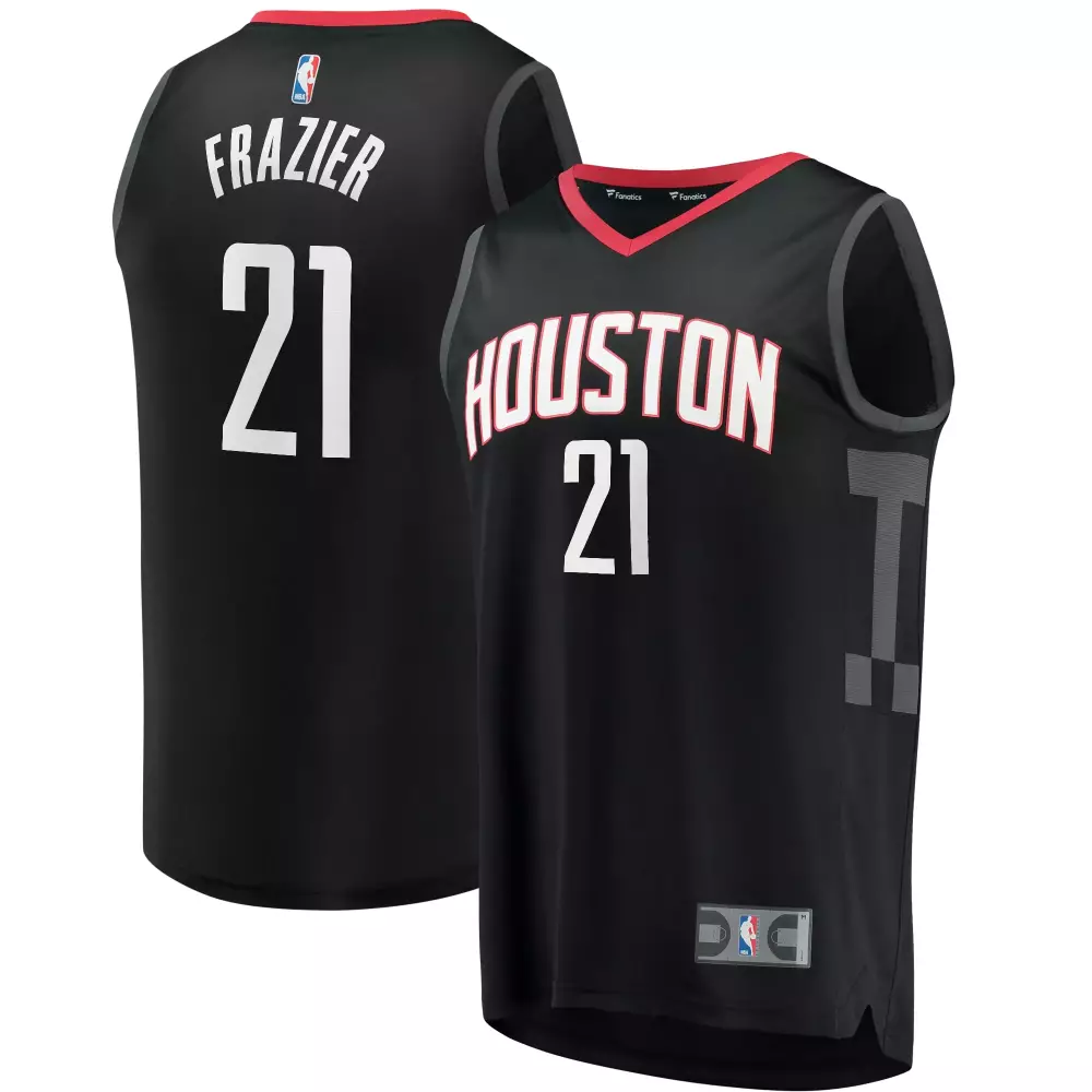 Personalized Michael frazier houston rockets fanatics ed youth fast break player jersey statement edition black