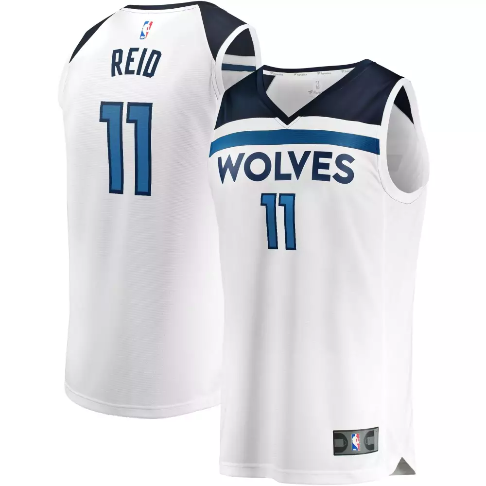 Custom Naz reid minnesota timberwolves player white association edition jersey gift for minnesota timberwolves fans