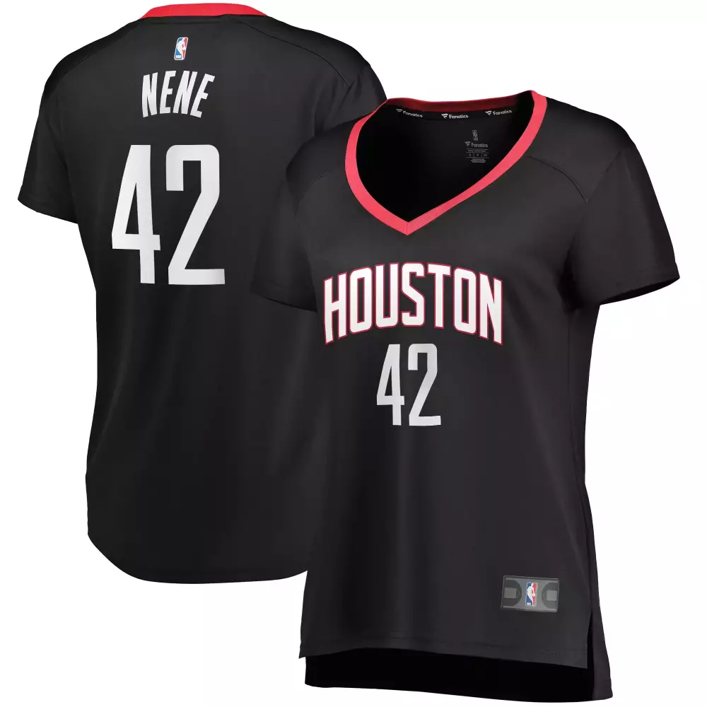 Customizable Nene houston rockets fanatics ed womens fast break player jersey statement edition black
