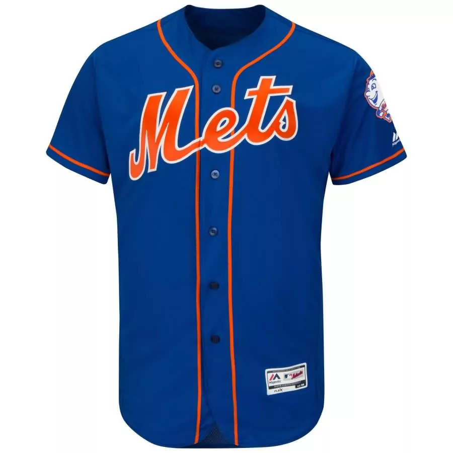 Personalized New york mets majestic alternate flex base collection team jersey royal
