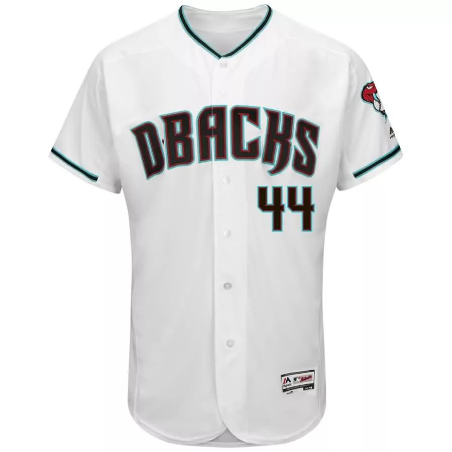 Personalized Paul goldschmidt arizona diamondbacks majestic fashion collection flex base player jersey whiteteal