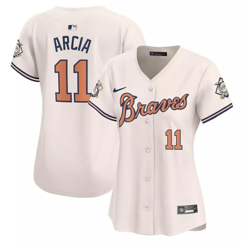 Personalized Peaches ozzie albies atlanta braves peaches n cream vapor premier limited jersey all stitched