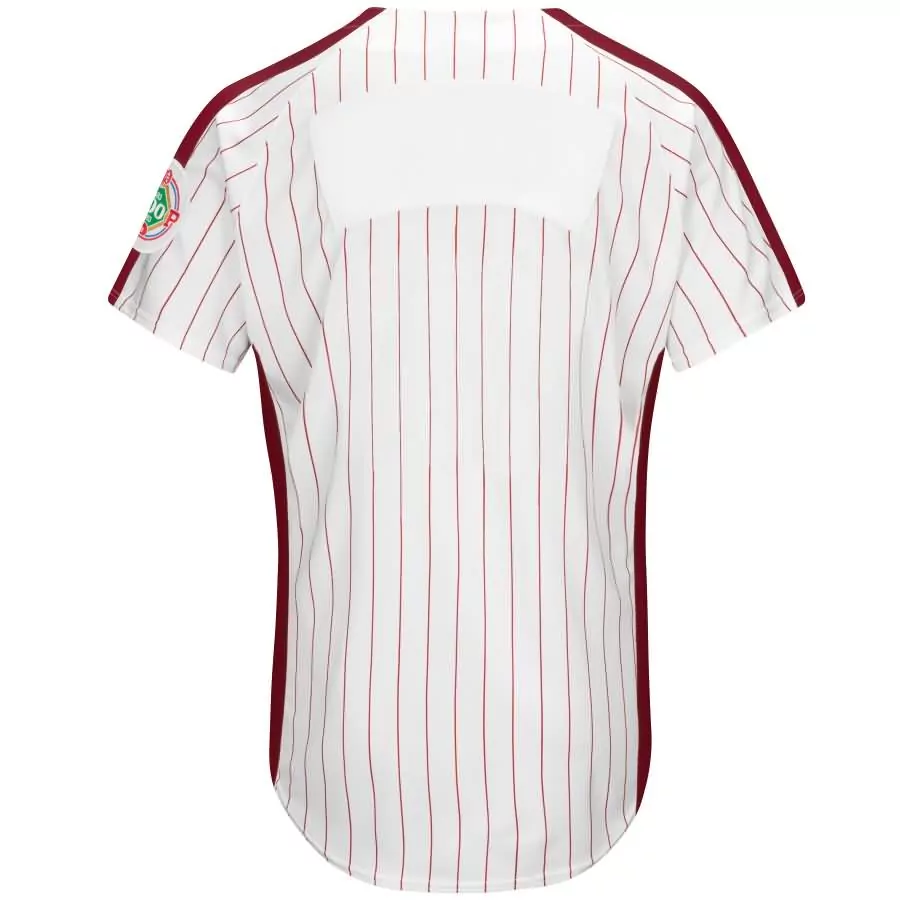 Customizable Philadelphia phillies majestic 1983 turn back the clock team jersey white