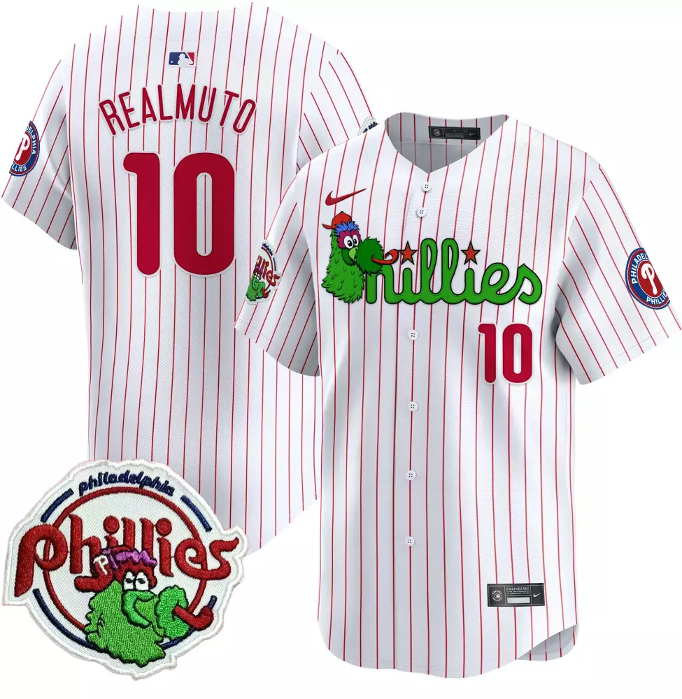 Customizable Pinstripe trea turner phillies phanatic patch vapor premier limited jersey v3 all stitched