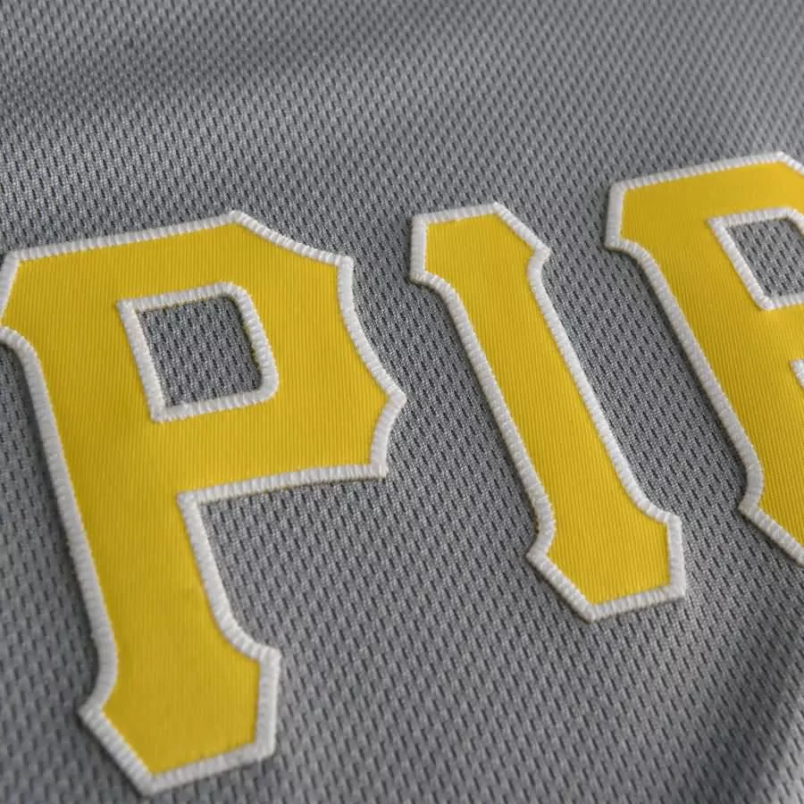 Personalized Pittsburgh pirates majestic 2018 players weekend flex base pick a player roster jersey grayyellow