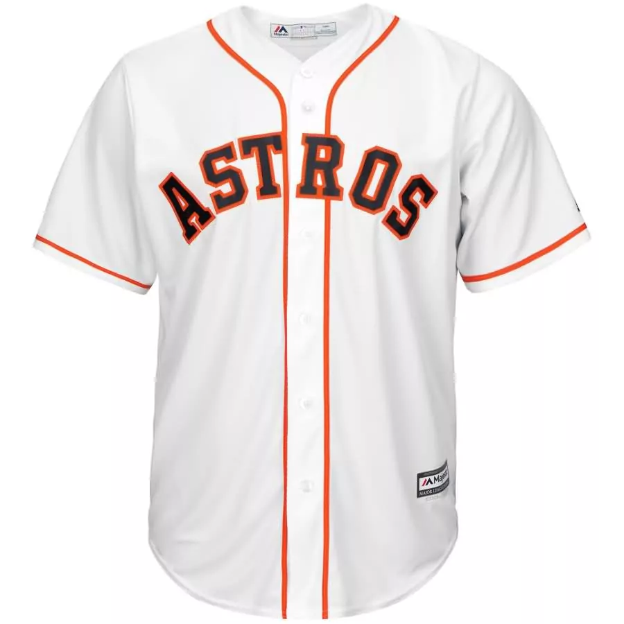Personalized Preston tucker houston astros majestic official cool base player jersey white