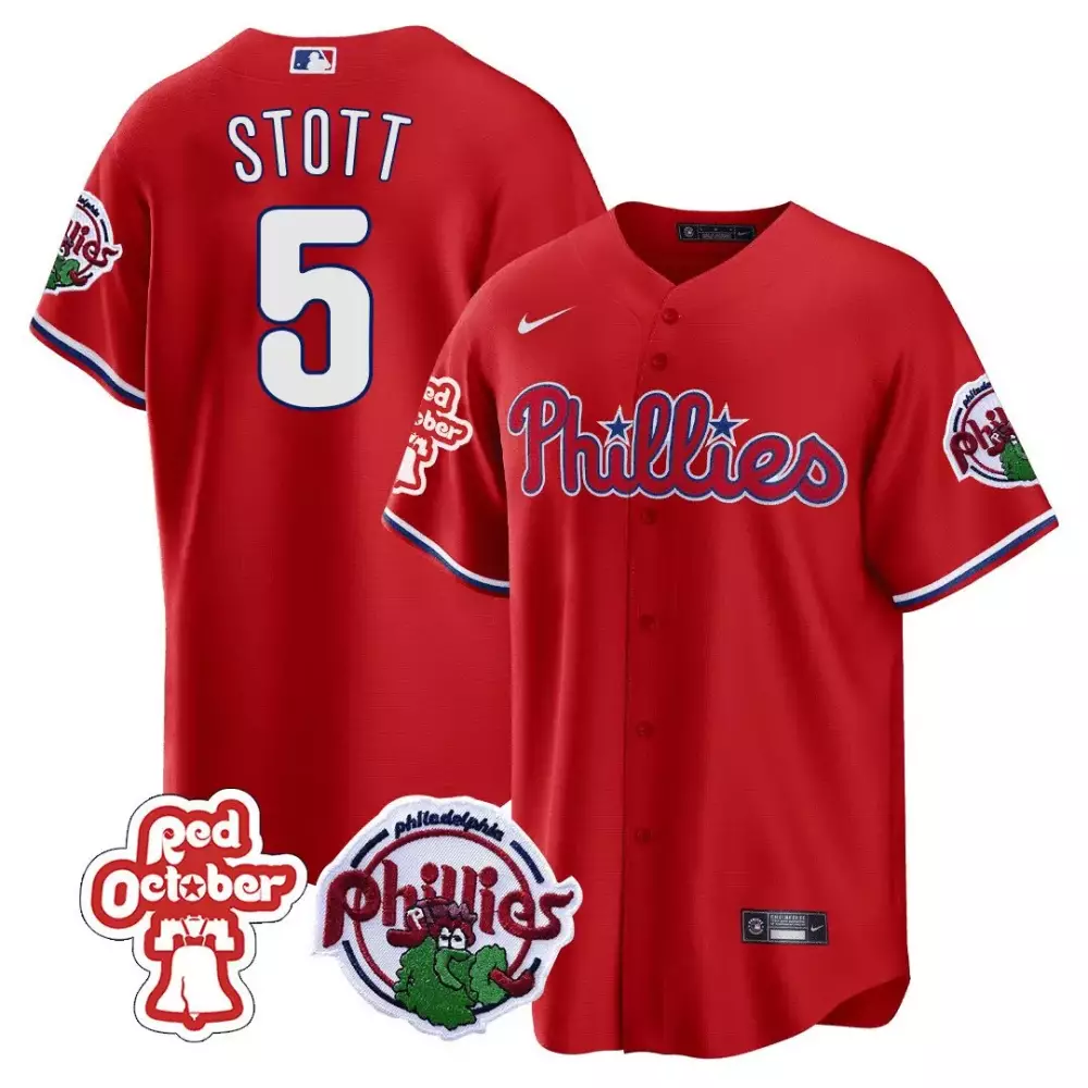 Customizable Red aaron nola philadelphia phillies red october patch cool base jersey all stitched