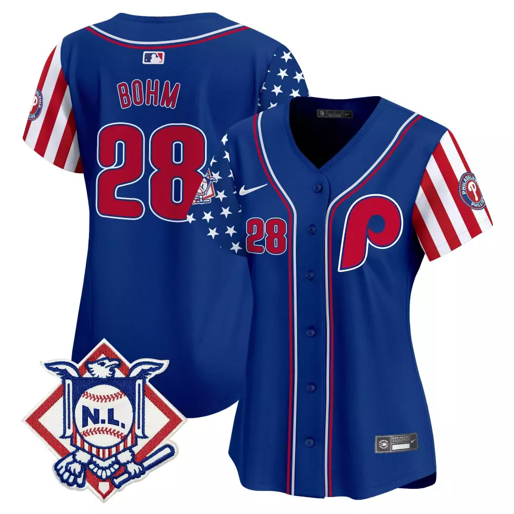 Personalized Red team phillies 2024 fourth of july vapor premier limited jersey all stitched
