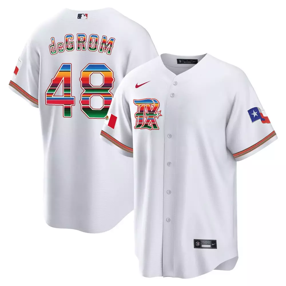 Custom Red team texas rangers mexican heritage night cool base jersey city connect all stitched