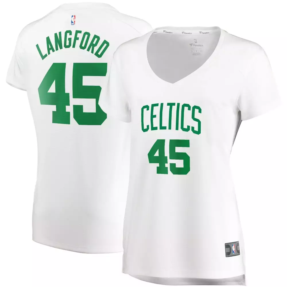 Customizable Romeo langford boston celtics womens player association edition white jersey gift for boston celtics fans