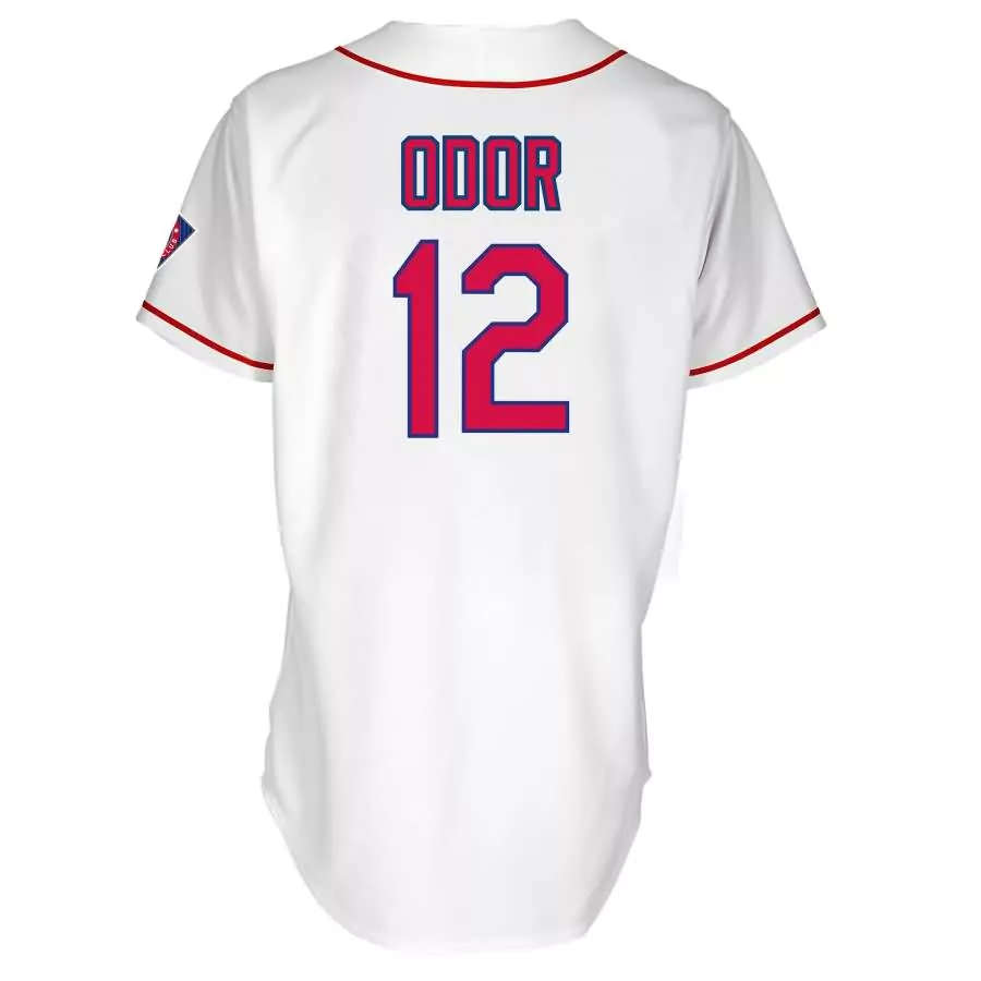 Personalized Rougned odor texas rangers majestic 1999 turn back the clock jersey white