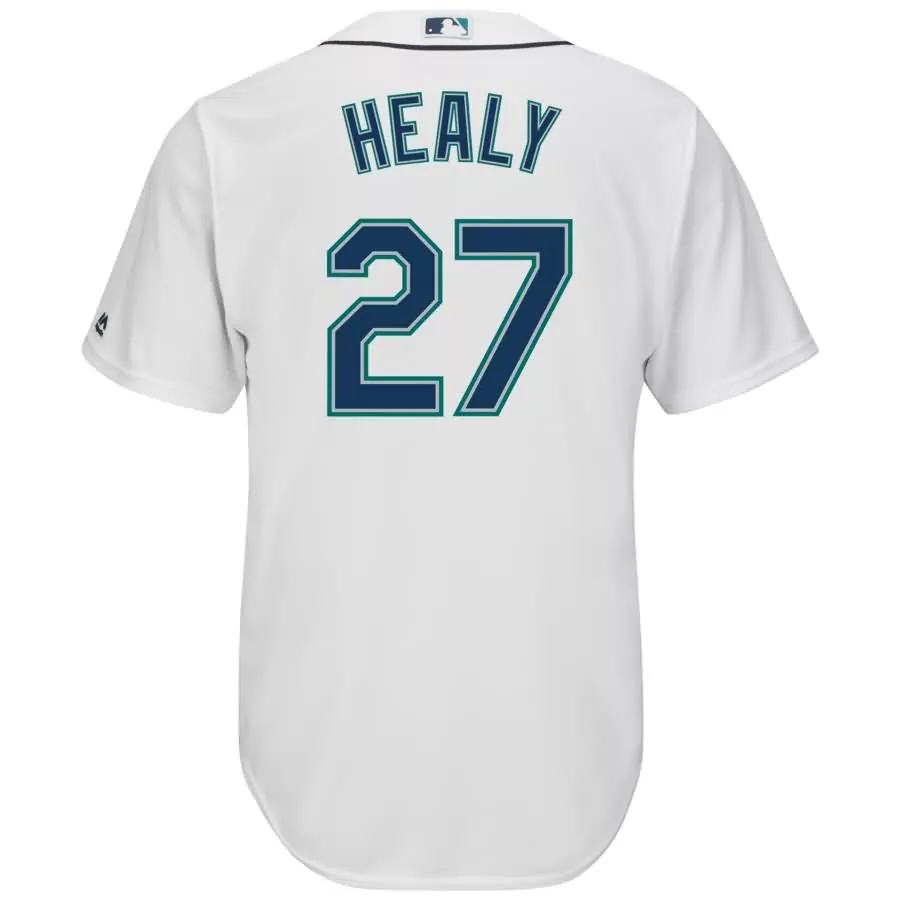 Customizable Ryon healy seattle mariners majestic home cool base player jersey white