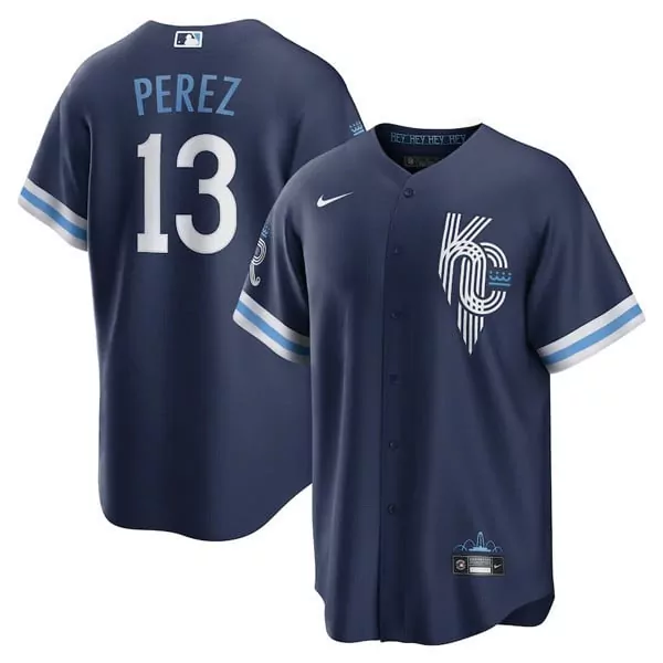 Personalized Salvador perez kansas city royals cool base city connect player jersey 2022 stitched