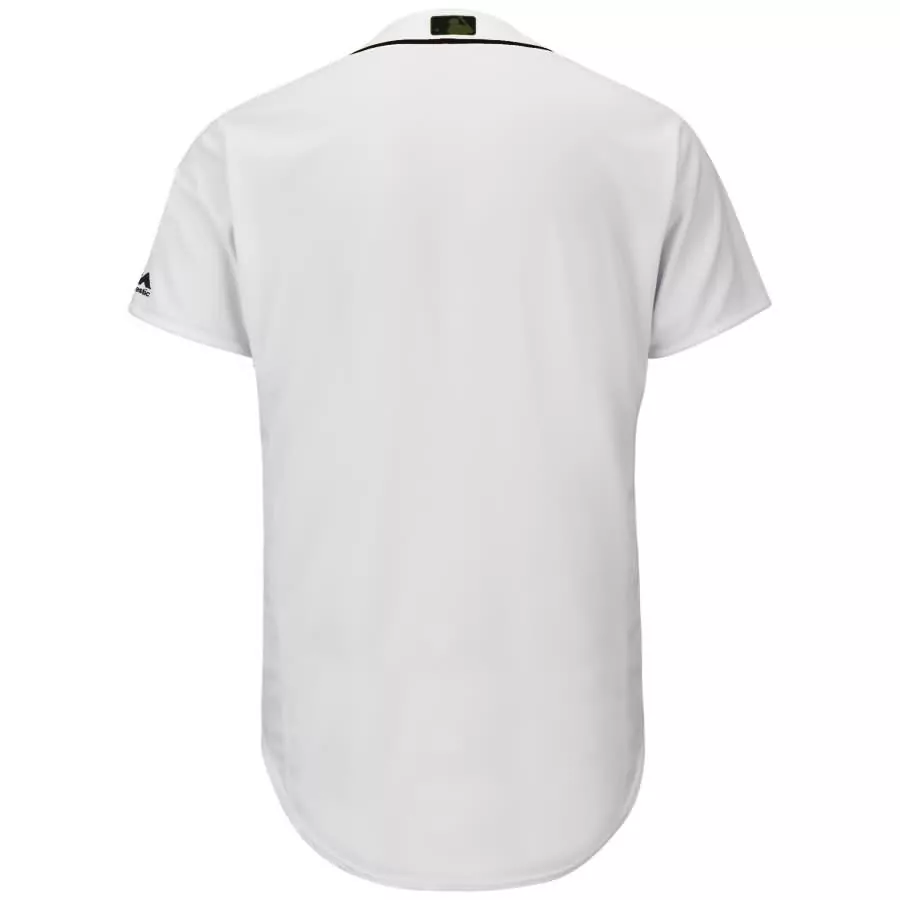 Personalized Seattle mariners majestic 2018 memorial day cool base team jersey white