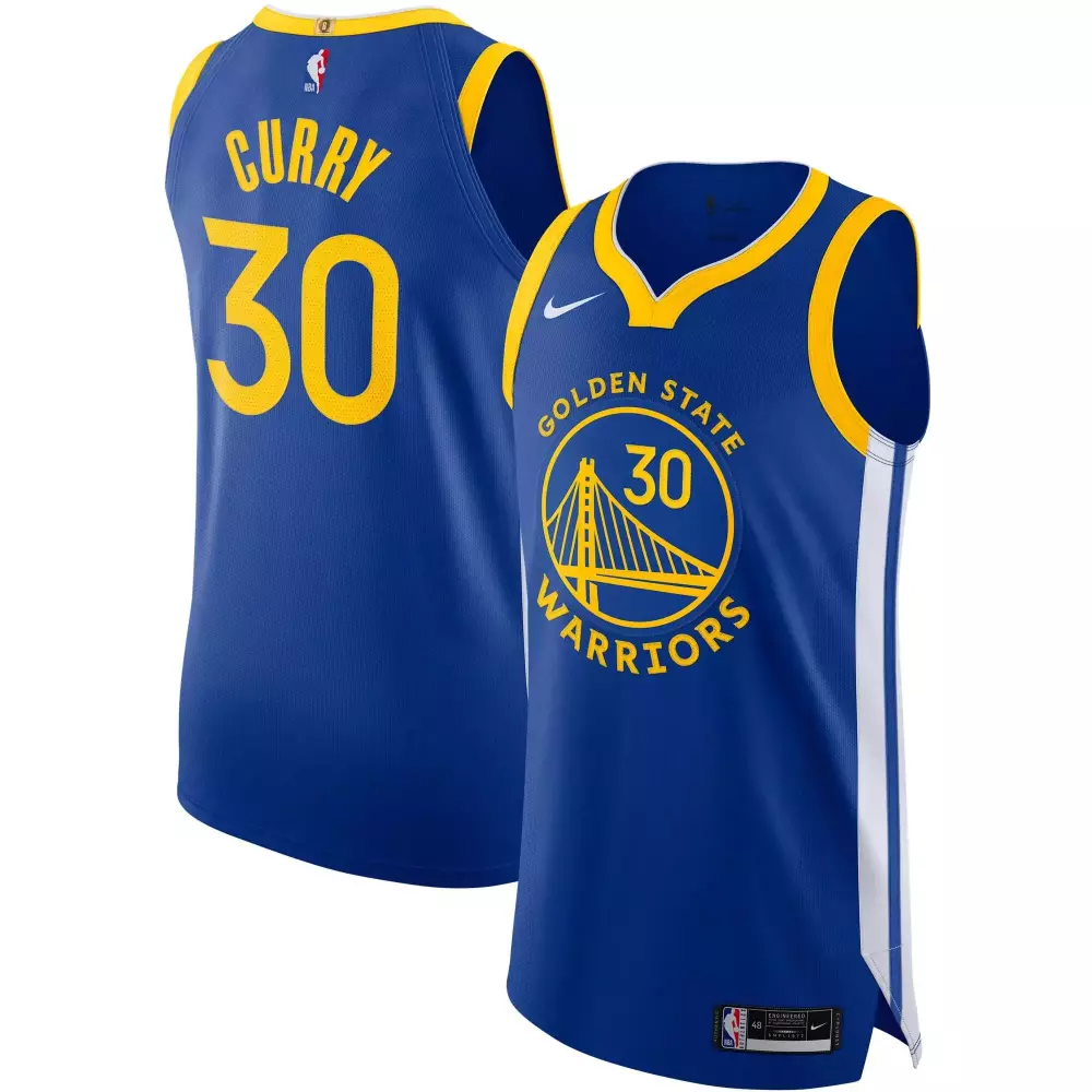 Personalized Stephen curry golden state warriors 202021 icon edition royal jersey gift for golden state warriors fans
