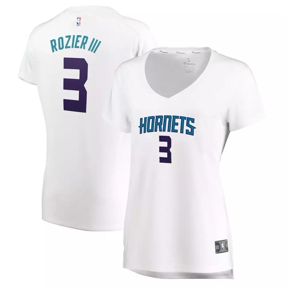 Personalized Terry rozier charlotte hornets womens white association edition jersey gift for charlotte hornets fans