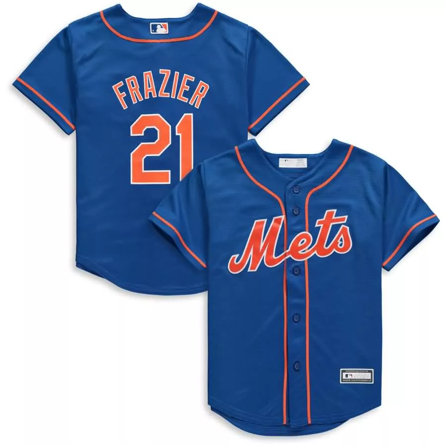 Customizable Todd frazier new york mets majestic youth alternate cool base player jersey royal