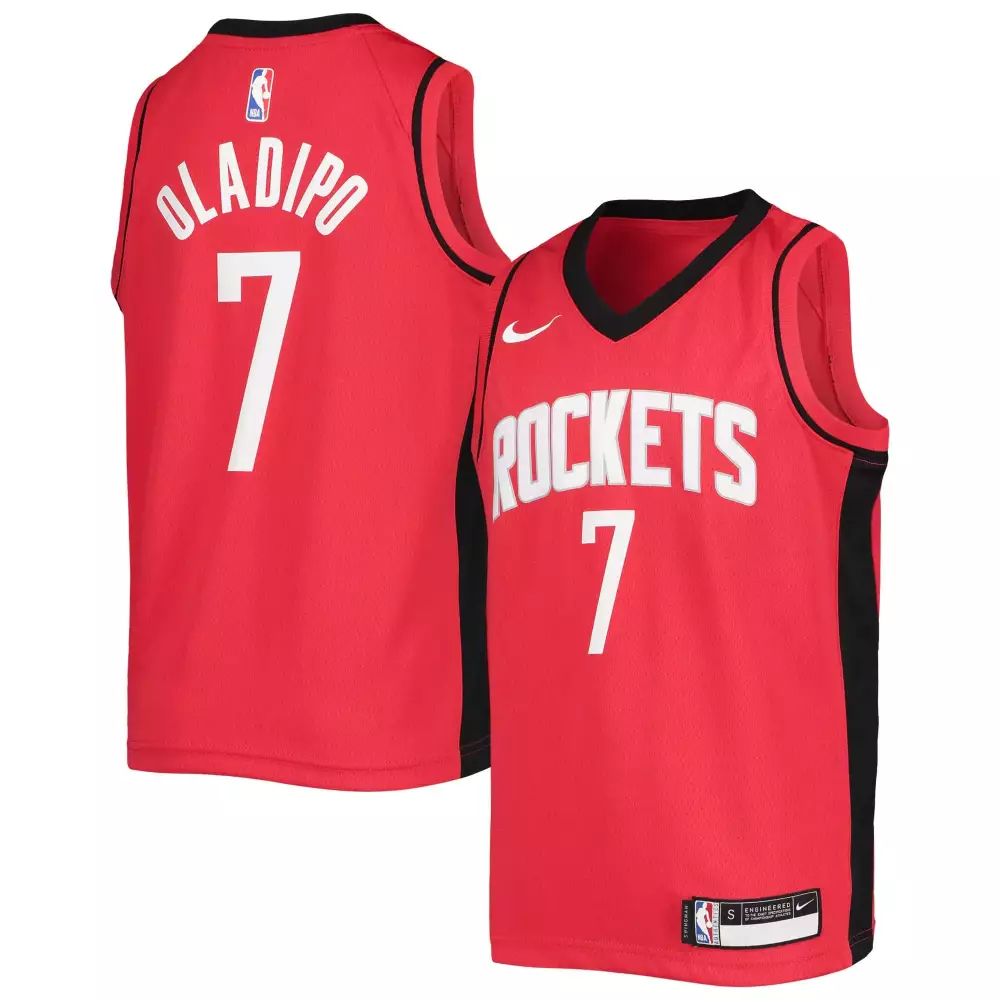Customizable Victor oladipo houston rockets youth 202021 swingman jersey red icon edition