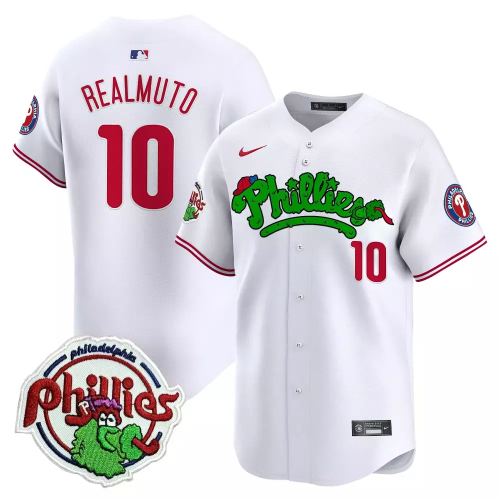 Personalized White alec bohm phillies phanatic patch vapor premier limited jersey v2 all stitched