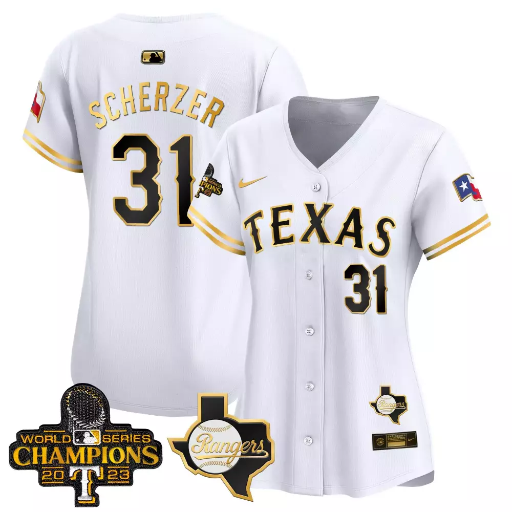 Customizable White gold adolis garcia texas rangers world series champions vapor premier limited jersey v2 all stitched