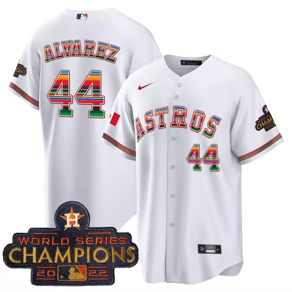 Custom White jos altuve youths astros mexico cool base limited jersey all stitched