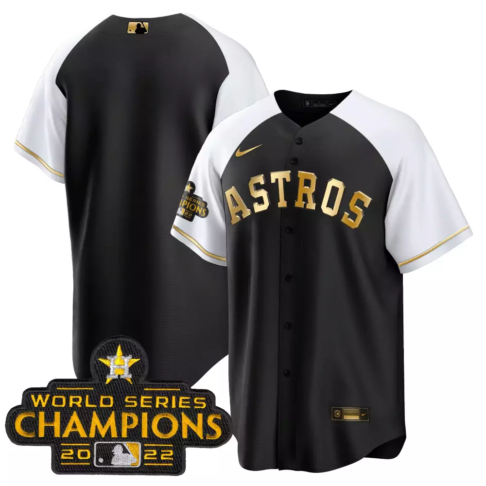 Personalized White sleeves team astros 2023 gold alternate cool base jersey all stitched