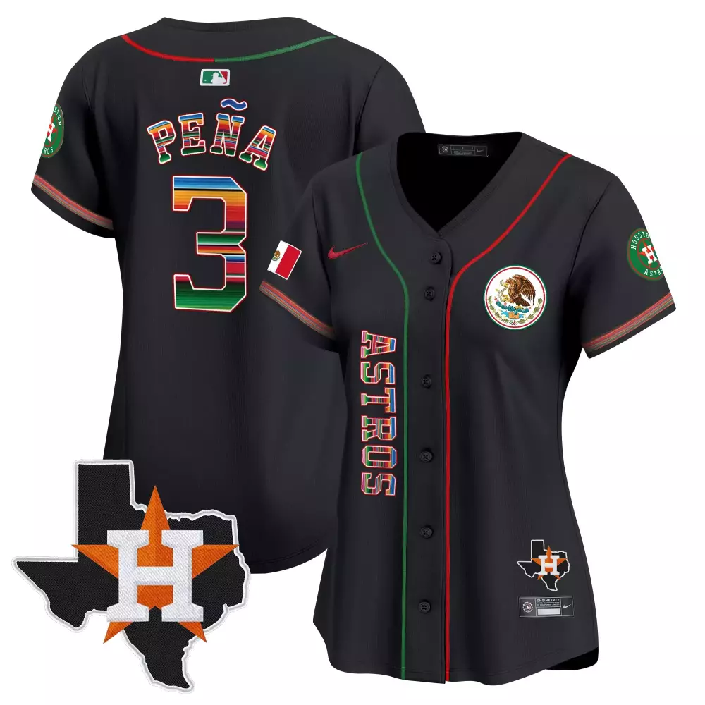 Custom White yordan alvarez houston astros mexico vapor premier limited jersey v4 all stitched
