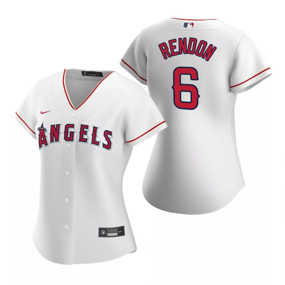 Personalized Womens angels 6 anthony rendon white 2020 alternate jersey gift for angels fan