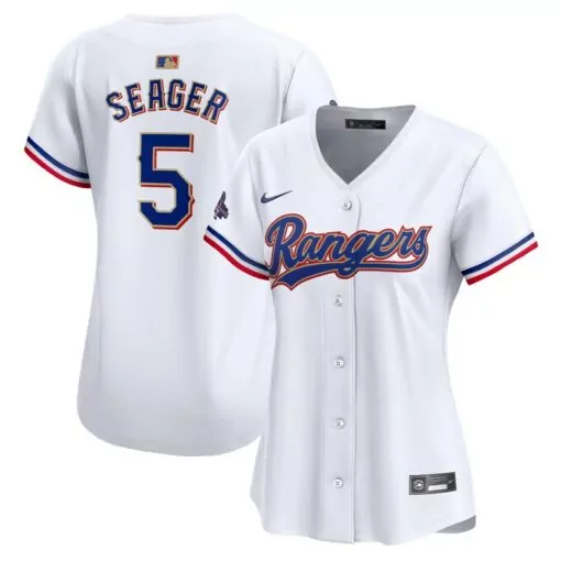 Personalized Corey seager texas rangers womens 2024 gold collection player jersey white 8225