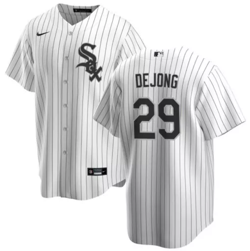 Customizable Chicago white sox 29 paul dejong white cool base stitched baseball jersey