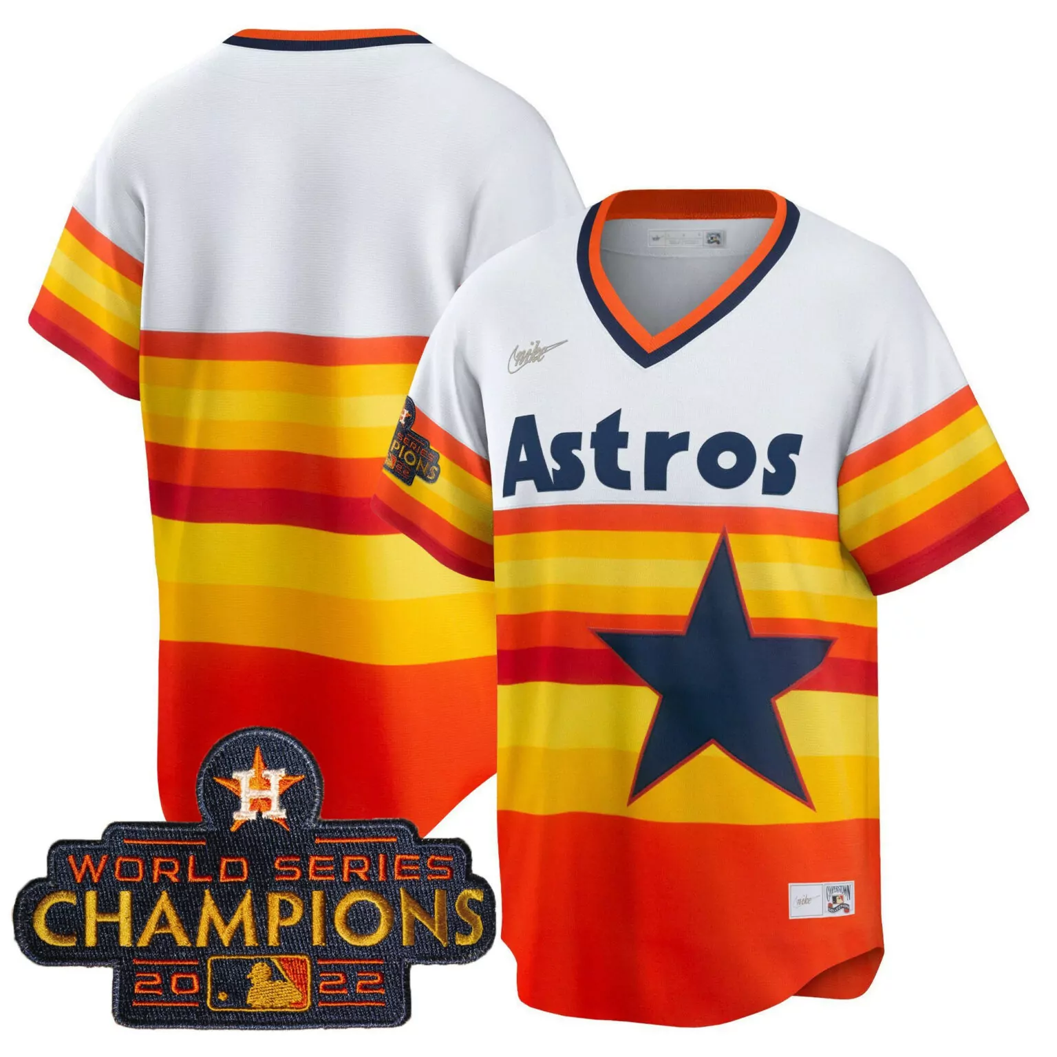 Personalized 1980s throwback team houston astros 2023 gold collection jersey all stitched 8462