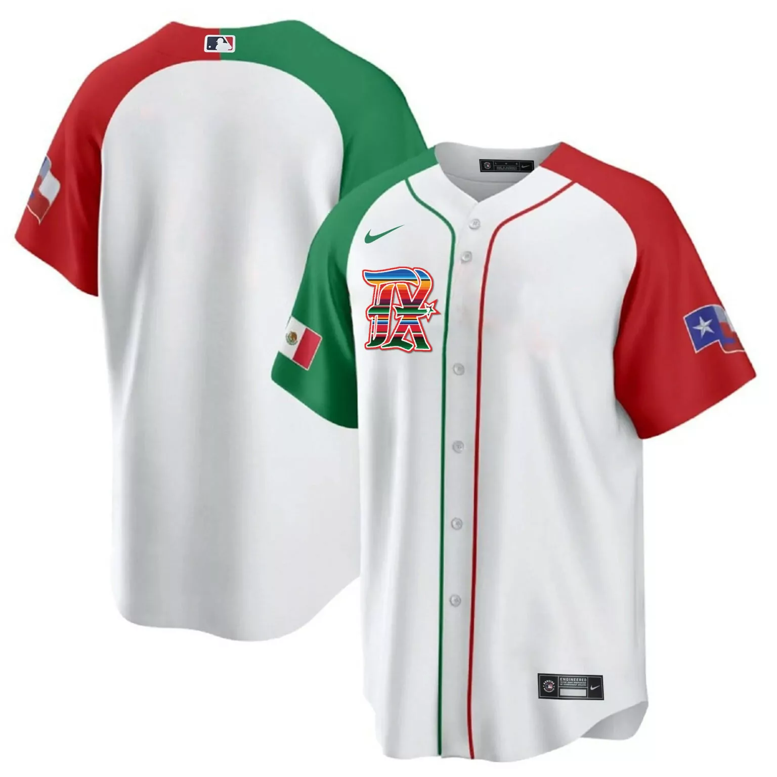 Personalized Alternate team texas rangers mexican heritage night jersey city connect all stitched 6991