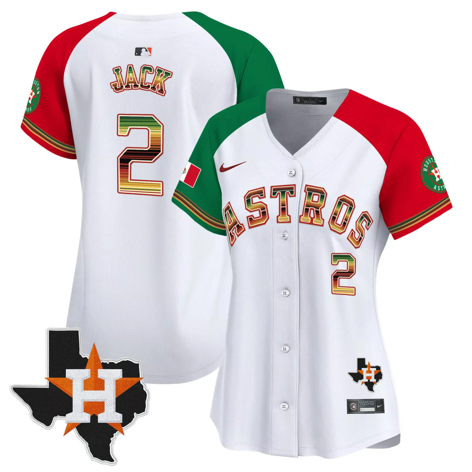 Custom Alternate travis scott houston astros mexico traditional style jersey all stitched 2074