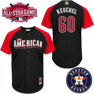 Customizable American league houston astros 60 keuchel black 2015 all star jersey 9458