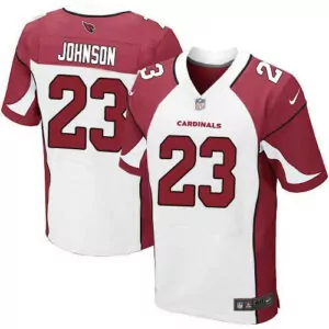 Customizable Arizona cardinals 23 chris johnson white mens stitched elite jersey 4941