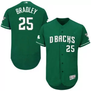 Customizable Arizona diamondbacks 25 archie bradley green celtic flexbase jersey 2214