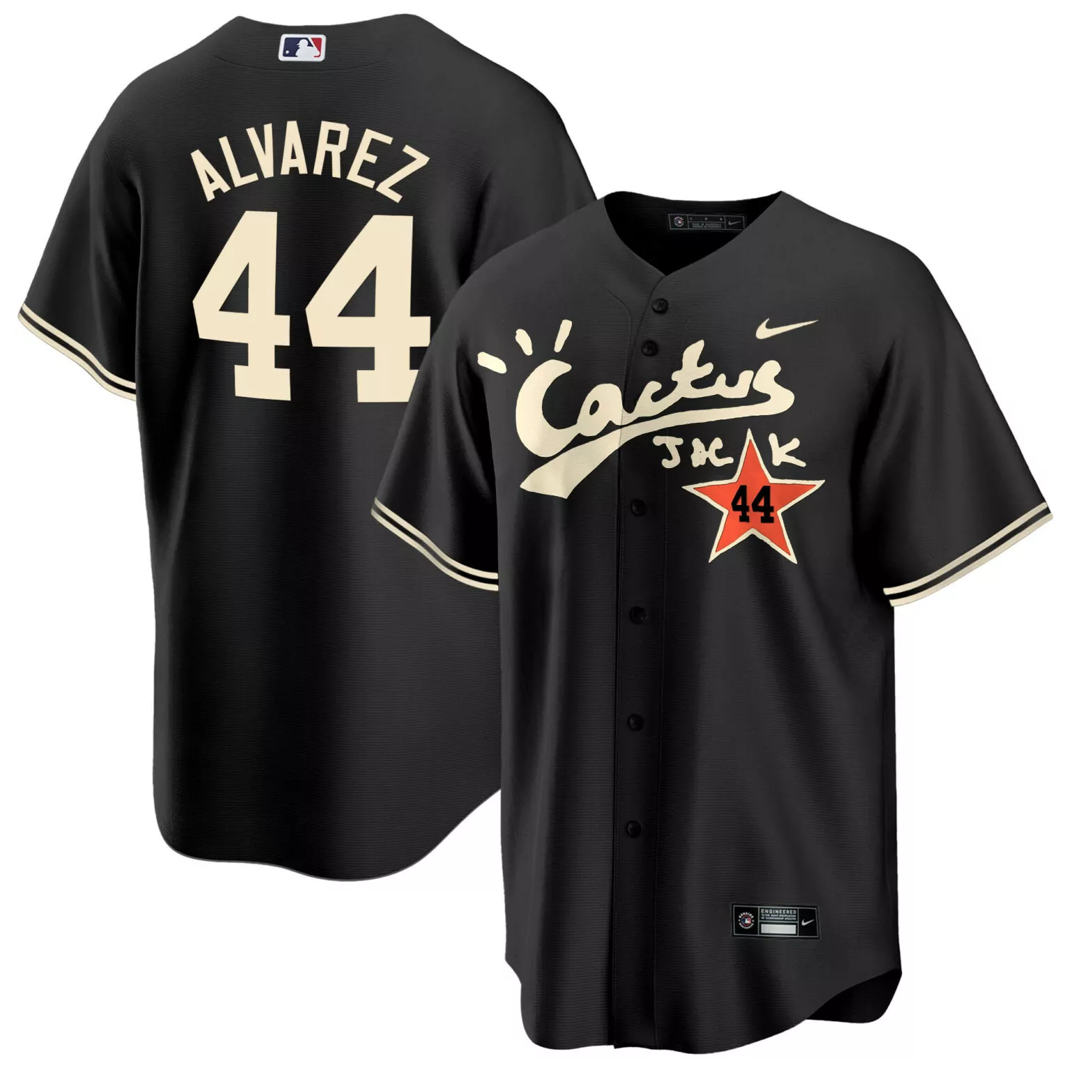 Personalized Black yordan alvarez houston astros cactus jack jersey v2 stitched 8662