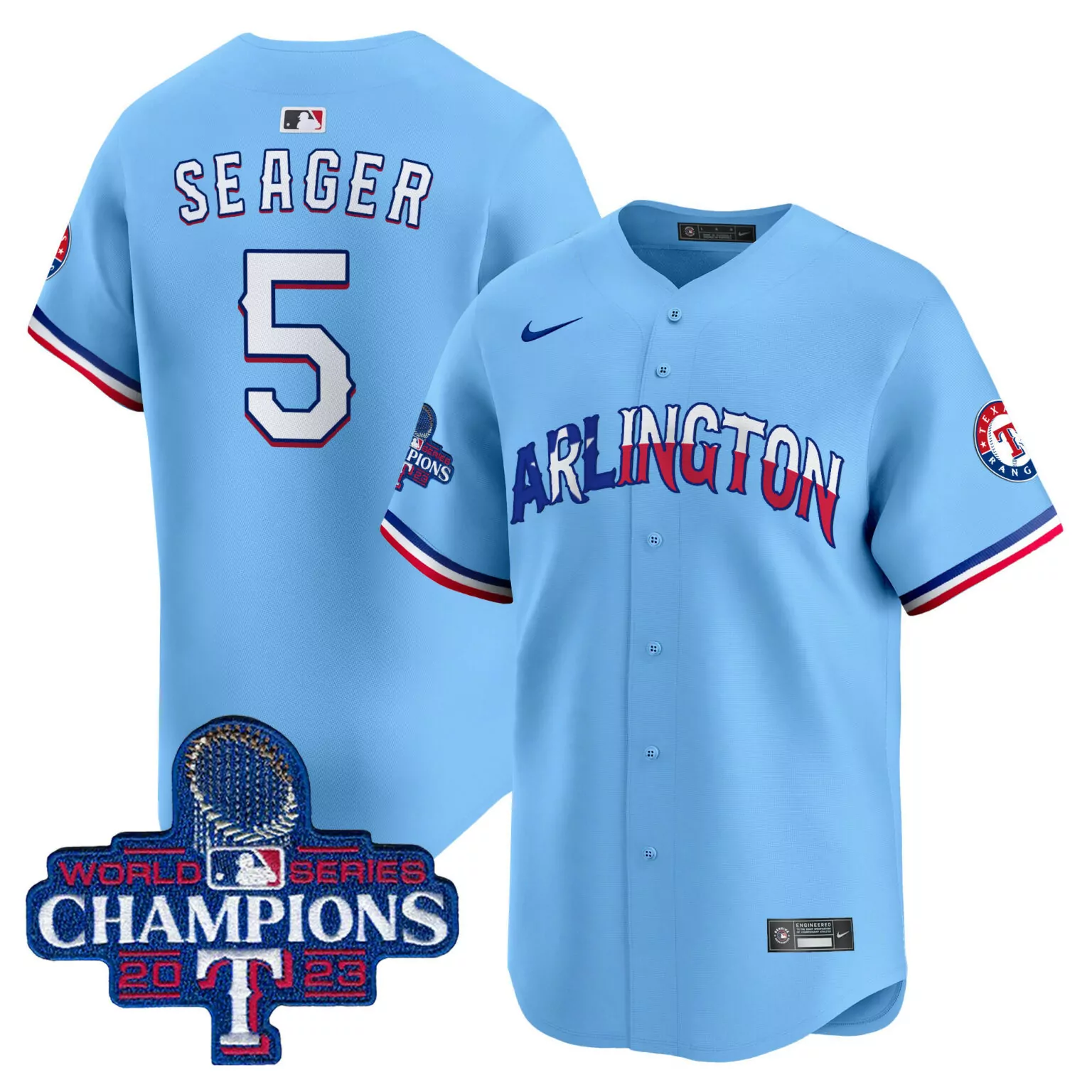 Customizable Blue corey seager texas rangers arlington champions jersey all stitched 2080