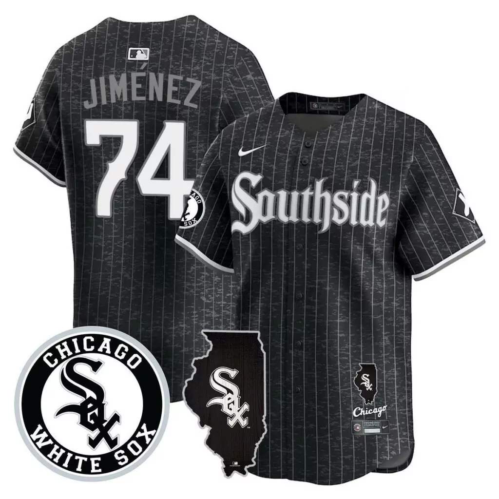 Custom City connect eloy jimnez chicago white sox 2024 city connect vaper jersey all stitched 4130