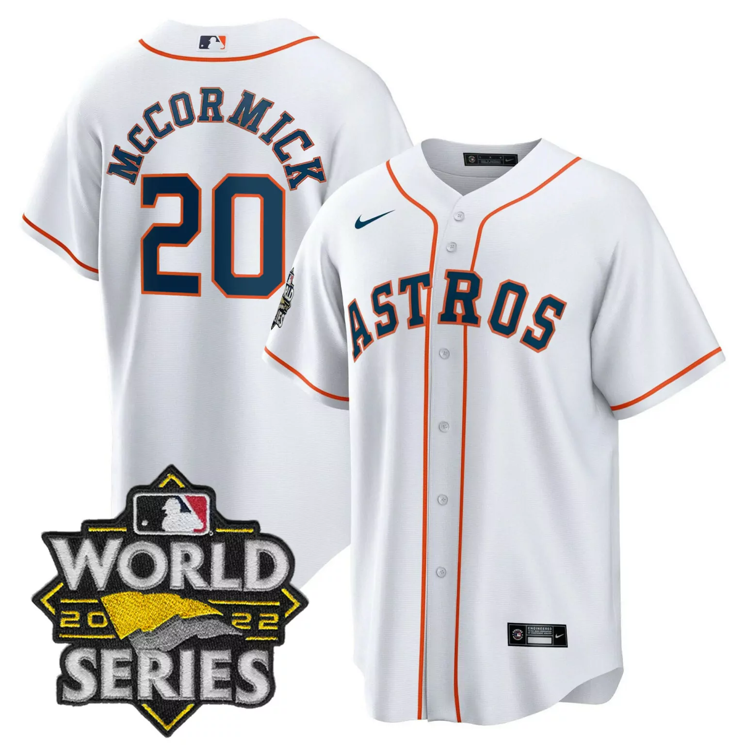 Personalized Cool home chas mccormick houston astros 2022 world series player jersey all stitched 2039