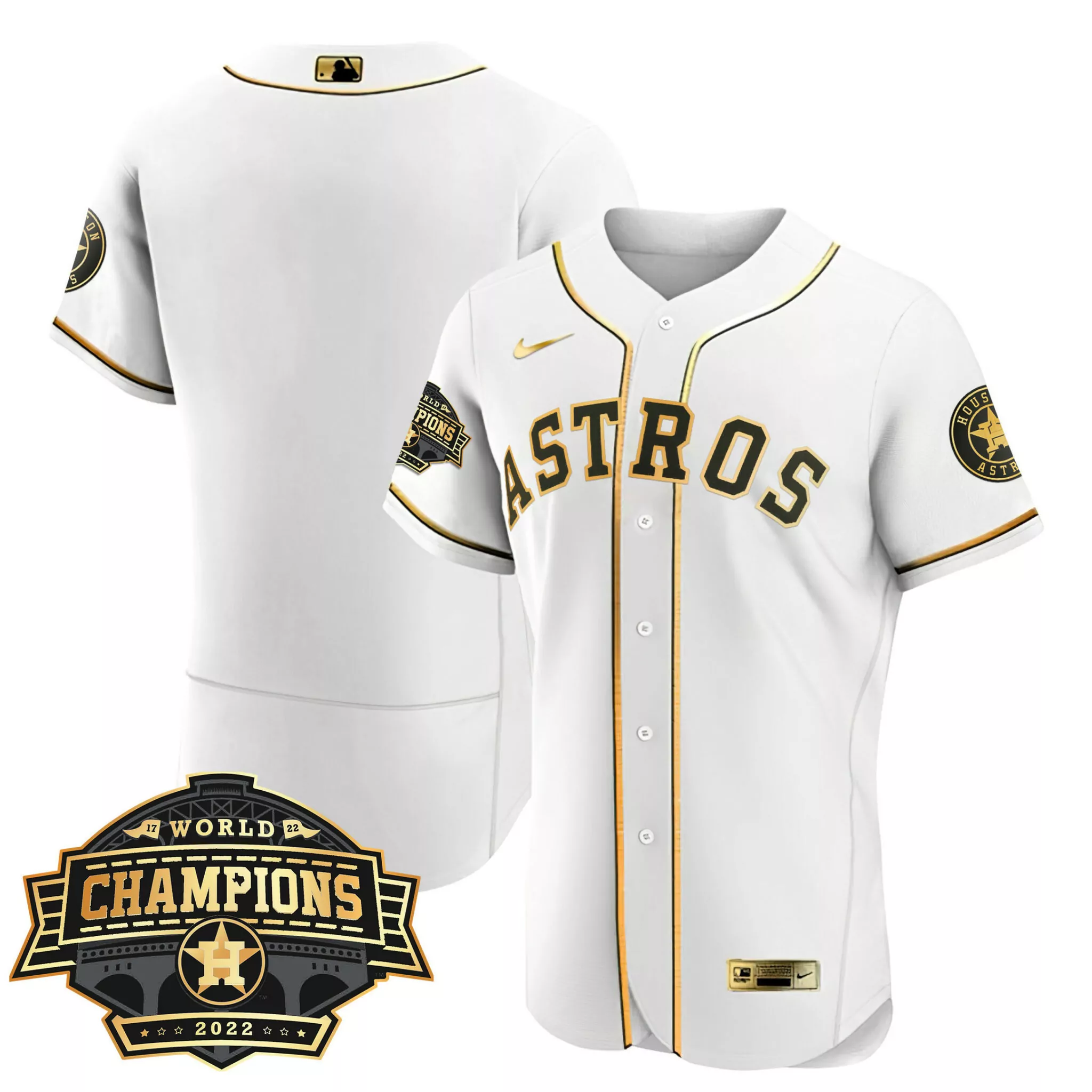 Personalized Flex white team houston astros 2022 champions limited jersey all stitched 4612