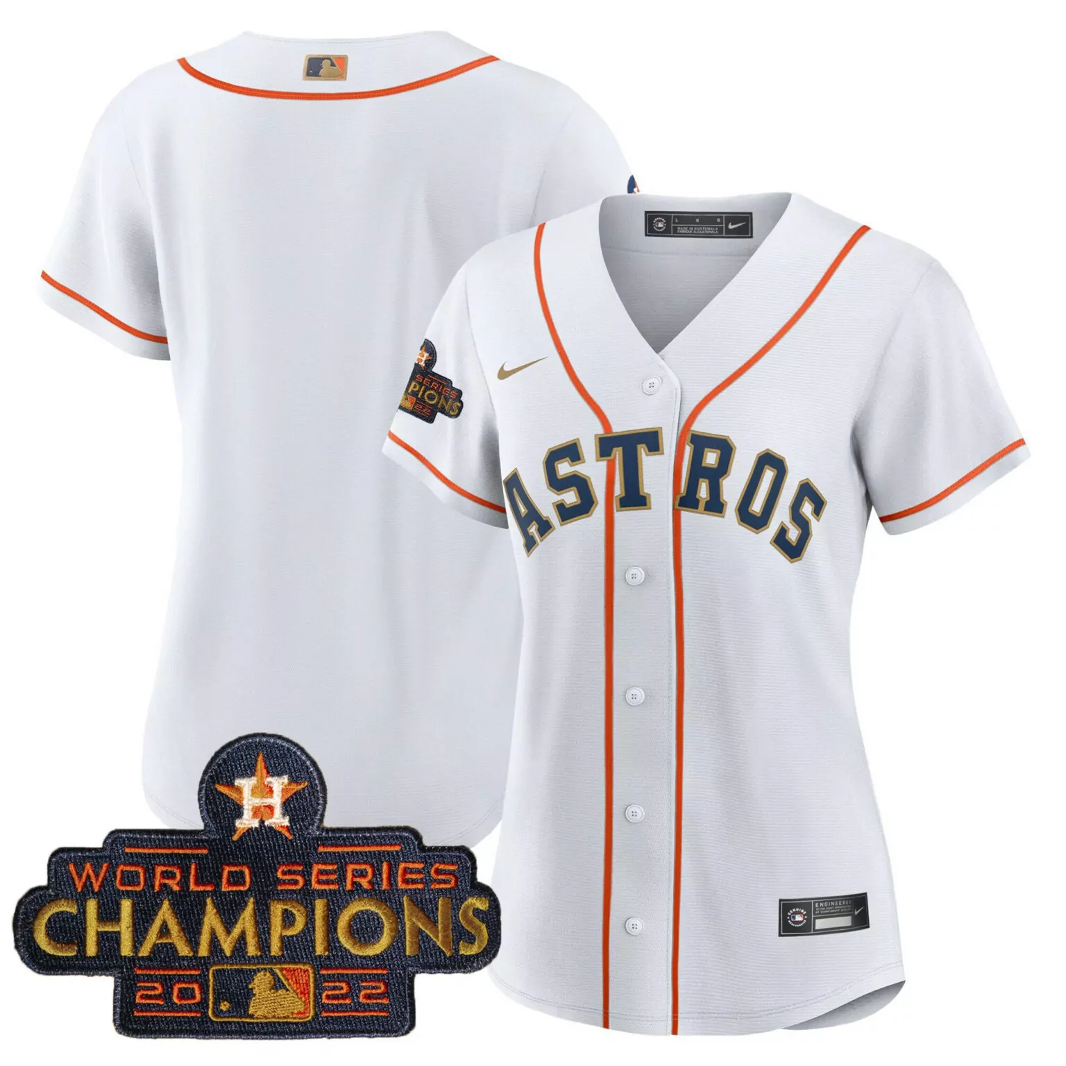 Custom Home gold team houston astros 2023 gold rush collection jersey all stitched 7269