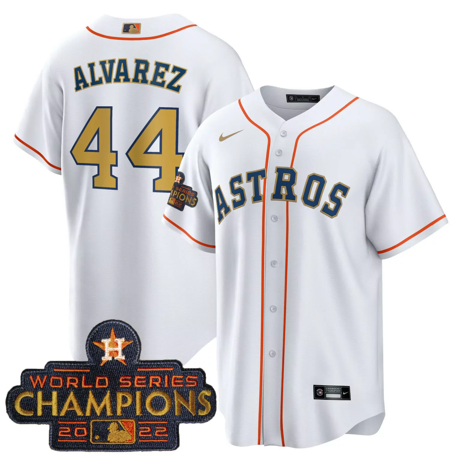 Customizable Home gold yordan alvarez houston astros 2023 gold collection jersey all stitched 8219