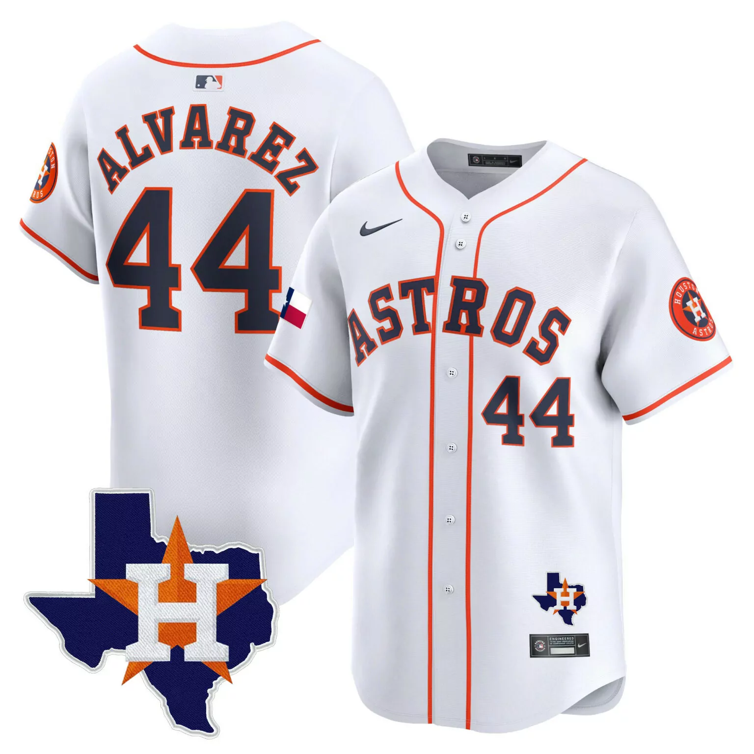 Personalized Home yordan alvarez houston astros texas patch jersey all stitched 8405