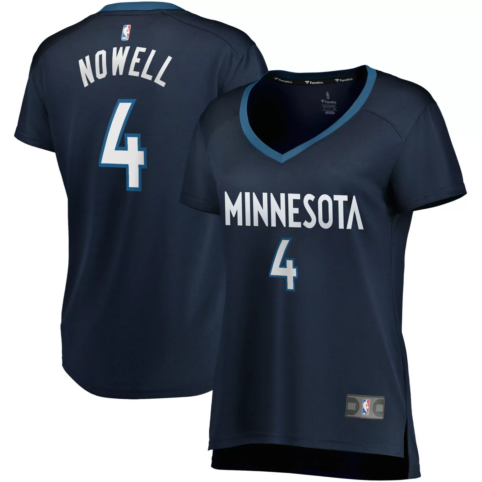 Customizable Jaylen nowell minnesota timberwolves fast break jersey navy icon edition nba 1593